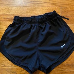 Nike running shorts.